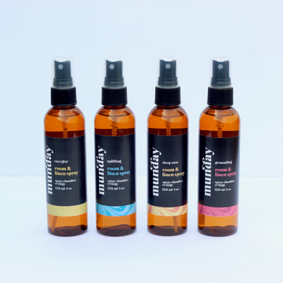 Room & Linen Spray with essential oils designed for wellness
