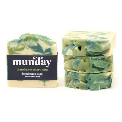 Thanaka & Rosemary Mint Natural Artisan Soap