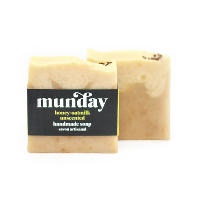 Unscented Honey & Oat Milk Natural Artisan Soap
