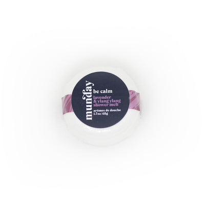 Munday's Be Calm Shower Melt with Lavender and Ylang Ylang